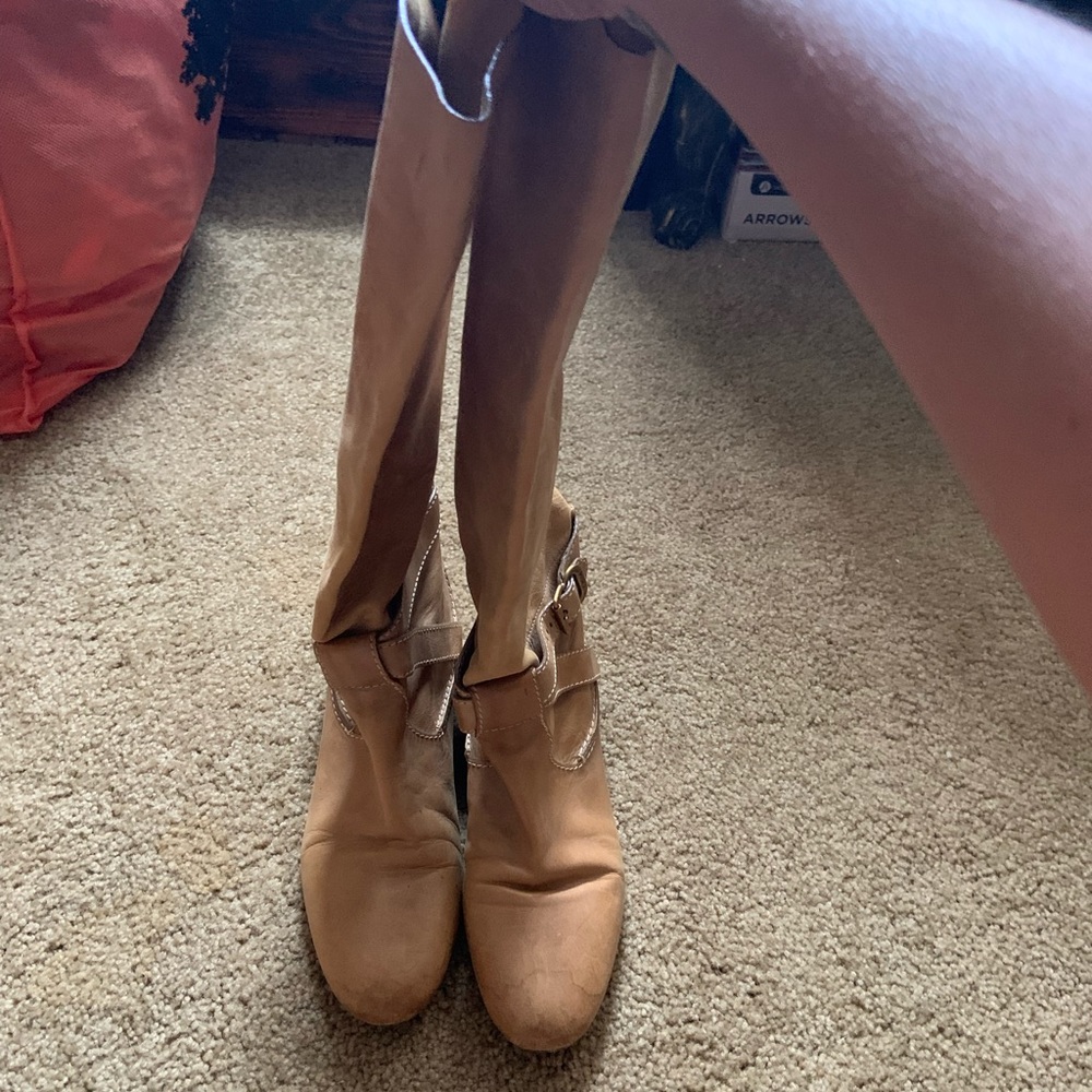 Chloe Tan Tall Boot